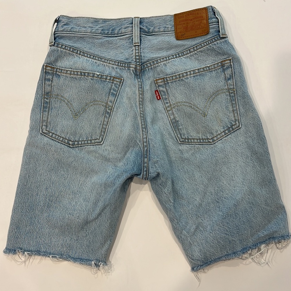 Levi's 501 Slouch jean Short Slouch Around size W25 - Picture 4 of 12